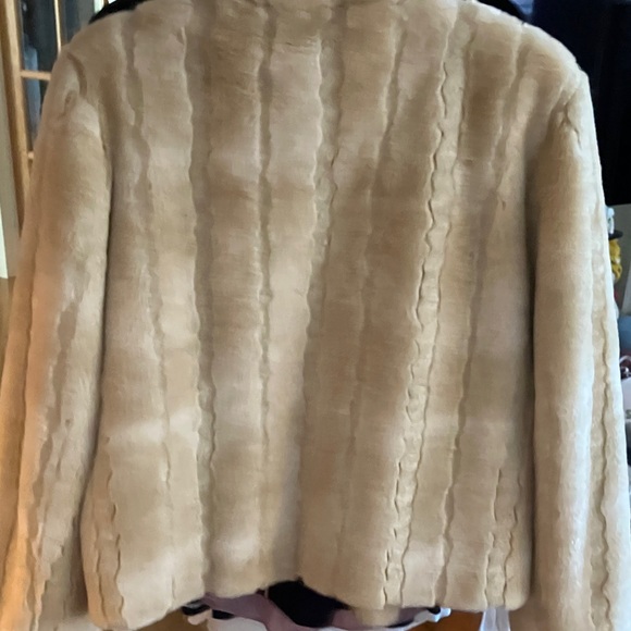 Luxurious Tan Teddy Jacket - Picture 5 of 6